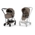 Carucior 2 in 1 pentru copii Cybex Mios Comfort, premium, Coconut Brown cu cadru Matt Black - 1