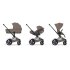 Carucior 3 in 1 pentru copii Cybex E-Priam Style, cu landou si scoica Cloud T Plus, Coconut Brown cu cadru Matt Black - 2