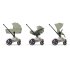 Carucior 3 in 1 pentru copii Cybex E-Priam Style, cu landou si scoica Cloud T Plus, Sage Green cu cadru Rosegold - 2