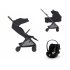 Carucior 3 in 1 pentru copii Anex Air-Q, cu landou si scoica Cloud G3 i-Size Plus, design modern, Muna - 1