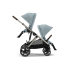Carucior sport dublu pentru copii Cybex Gazelle S cu a doua unitate sport inclusa, Stormy Blue - 1