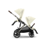 Cybex Gazelle S 2-в-1 бебешка количка с втора спортна част и 2 коша за носене, Seashell Beige - 2