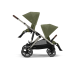 Carucior 3 in 1 pentru copii Cybex Gazelle S cu a doua unitate sport, 2 landouri si 2 scoici auto Cloud G3 Plus, Moss Green - 2