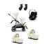 Cybex Gazelle S 3-в-1 количка с втора спортна част, 2 коша за новородено и 2 столчета за кола Cloud G3 Plus, цвят Seashell Beige - 1