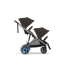 Carucior sport dublu pentru copii Cybex e-Gazelle S cu a doua unitate sport inclusa, electric, Chocolate Brown cu cadru Taupe - 1