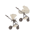 Carucior 2 in 1 pentru copii Anex Eli Special, versatil, elegant, Milky - 1