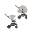 Carucior 2 in 1 pentru copii Anex IQ, compact, multifunctional, Soya - 1