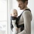 Кош за новородено BabyBjorn Mini, Памук, анатомичен с множество позиции - Черен - 4