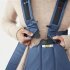 BabyBjorn Мини кош за новородено, памучен, анатомичен с множество позиции - Vintage Indigo - 7