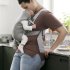 Кош за новородено BabyBjorn Mini, 3D Jersey, анатомичен, с множество позиции - Светло сив - 2