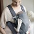 Marsupiu pentru bebelusi BabyBjorn Mini, 3D Jersey , anatomic, cu multiple pozitii -  Dark Grey - 20