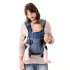 Анатомичен кош за новородено BabyBjorn One с множество позиции за носене памук - Denim Midnight Blue - 3