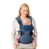 Анатомичен кош за новородено BabyBjorn One с множество позиции за носене памук - Denim Midnight Blue - 4