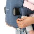 Анатомичен кош за новородено BabyBjorn One с множество позиции за носене памук - Denim Midnight Blue - 6