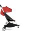 Carucior pentru copii BABYZEN YOYO² CONNECT sport ultracompact cadru alb si pachet de culoare 6+ Red - 1