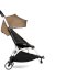 Carucior pentru copii BABYZEN YOYO² CONNECT sport ultracompact cadru alb si pachet de culoare 6+ Toffee - 1