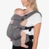 Кош за новородено Ergobaby OMNI Breeze дишащ и удобен 0 - 4 години Graphite Grey - 3
