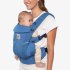 Кош за новородено Ergobaby OMNI Breeze дишащ и удобен 0 - 4 години Sapphire Blue - 4