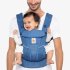 Кош за новородено Ergobaby OMNI Breeze дишащ и удобен 0 - 4 години Sapphire Blue - 2
