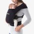 Marsupiu pentru bebelusi Ergobaby Embrace versatil nastere - 11 kg, Pure Black - 2