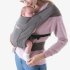 Marsupiu pentru bebelusi Ergobaby Embrace versatil nastere - 11 kg, Heather Grey - 3