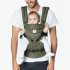 Кош за новородено Ergobaby OMNI 360 Cool Air Mesh evolutionary 0 - 4 години Khaki Green - 2