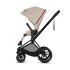 Carucior 3 in 1 pentru copii Cybex Priam Scuderia Ferrari, cu landou si scoica auto Cloud Z Silver Grey - 4