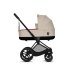 Carucior 3 in 1 pentru copii Cybex Priam Scuderia Ferrari, cu landou si scoica auto Cloud Z Silver Grey - 6
