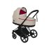 Carucior 3 in 1 pentru copii Cybex Priam Scuderia Ferrari, cu landou si scoica auto Cloud Z Silver Grey - 8