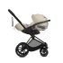 Carucior 3 in 1 pentru copii Cybex Priam Scuderia Ferrari, cu landou si scoica auto Cloud Z Silver Grey - 2