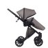 Бебешка количка Anex E/ Тип 3 в 1 в екологична кожа New Gothic Edition с черупка Cybex Aton 5 - 8