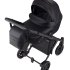Бебешка количка Anex E/ Тип 3 в 1 в екологична кожа New Edition Noir Black с черупка Cybex Aton 5 - 3
