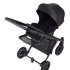 Бебешка количка Anex E/ Тип 3 в 1 в екологична кожа New Edition Noir Black с черупка Cybex Aton 5 - 2