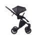 Бебешка количка Anex E/ Тип 3 в 1 в екологична кожа New Edition Noir Black с черупка Cybex Aton 5 - 7