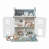 Casuta din lemn cu mobilier pentru papusi Little Dutch - 10