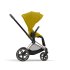 Carucior sport pentru copii Cybex Priam 4.0, premium, inovator - Mustard Yellow cu cadru Rosegold - 4