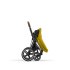 Carucior sport pentru copii Cybex Priam 4.0, premium, inovator - Mustard Yellow cu cadru Chrome Brown - 6