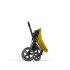 Carucior sport pentru copii Cybex Priam 4.0, premium, inovator - Mustard Yellow cu cadru Chrome Black - 6