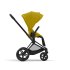 Carucior sport pentru copii Cybex Priam 4.0, premium, inovator - Mustard Yellow cu cadru Matt Black - 4