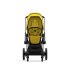 Carucior sport pentru copii Cybex Platinum e-Priam, inovativ electric, premium - Mustard Yellow cu cadru Chrome Black - 6