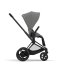 Carucior sport pentru copii Cybex Platinum e-Priam, inovativ electric, premium - Soho Grey cu cadru Matt Black - 3