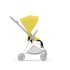 Carucior sport pentru copii Cybex Mios 3.0, premium, inovator - Mustard Yellow cu cadru Rosegold - 9