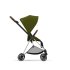 Carucior sport pentru copii Cybex Mios 3.0, premium, inovator - Khaki Green cu cadru Chrome Brown - 2