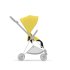 Carucior sport pentru copii Cybex Mios 3.0, premium, inovator - Mustard Yellow cu cadru Chrome Black - 7