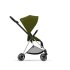 Carucior sport pentru copii Cybex Mios 3.0, premium, inovator - Khaki Green cu cadru Chrome Black - 2