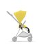 Carucior sport pentru copii Cybex Mios 3.0, premium, inovator - Mustard Yellow cu cadru Matt Black - 9