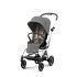 Детска спортна количка Cybex Gold Eezy S Twist+ 2, 360°, големи колела - Lava Grey със сребриста рамка - 1