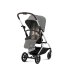 Детска спортна количка Cybex Gold Eezy S Twist+ 2, 360°, големи колела - Lava Grey със сребриста рамка - 3