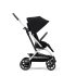 Детска спортна количка Cybex Gold Eezy S Twist+ 2, 360°, големи колела - Moon Black със сребриста рамка - 3