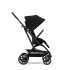 Детска спортна количка Cybex Gold Eezy S Twist+ 2, 360°, големи колела - Moon Black с черна рамка - 3